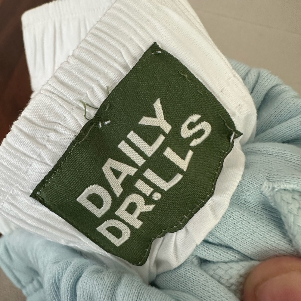 DAILY DRILLS BOXER JOGGER SWEATPANTS LIGHT BLUE SIZE XS-S - Picture 7 of 9